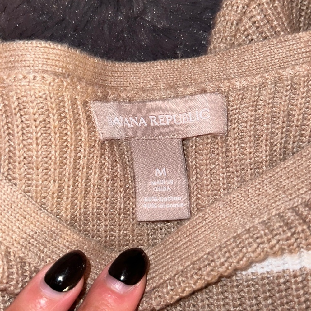 Banana republic striped sweater